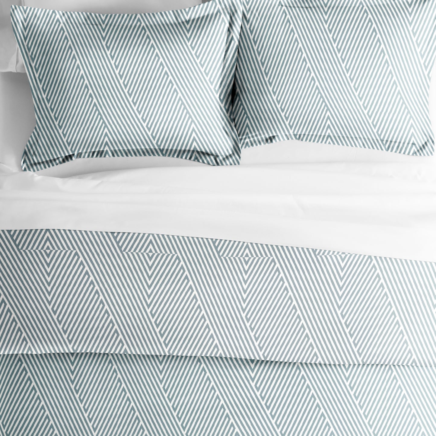 Modern Diagonal Light Blue