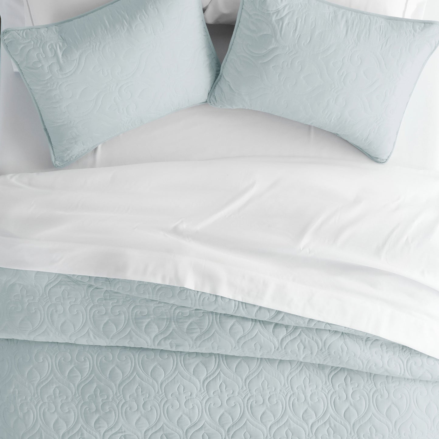 Damask Stitch Pale Blue